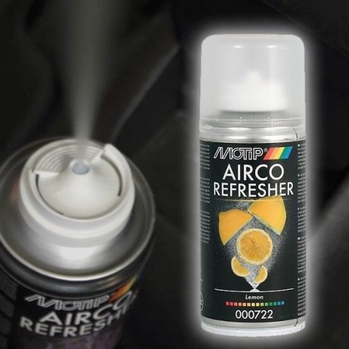 Klímatisztító bomba, légkondi frissítő citrom 150ml. Motip 000722