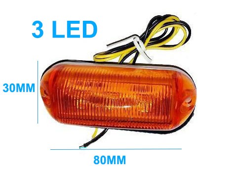 AE-LA569Y 12-24V, 0.02A, 0.56W szélességjelző/helyzetjelző sárga 