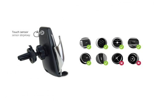 Automata infra tartó PHW-01 wireless töltővel 02160