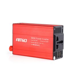   Feszültségátalakító 24V / 230V 300W / 600W 2xUSB PI04 02471