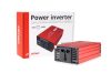 Feszültségátalakító 24V / 230V 300W / 600W 2xUSB PI04 02471