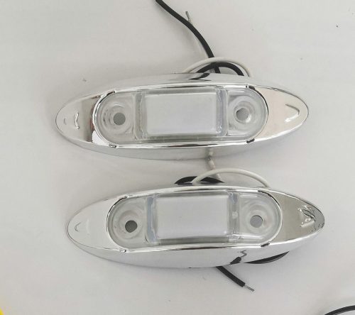 4 LED-es szélesséjelző, helyzetjelző - Feher - 12/25V