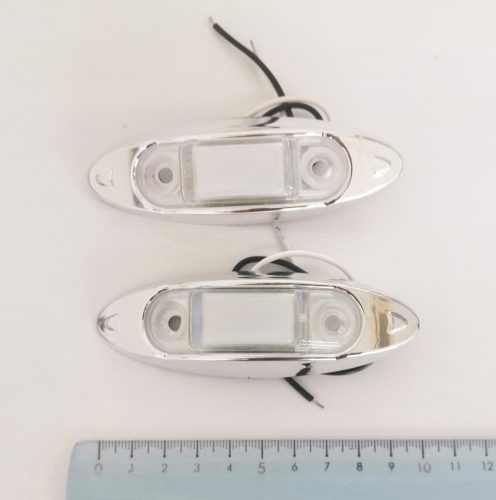 4 LED-es szélesséjelző, helyzetjelző - Feher - 12/25V