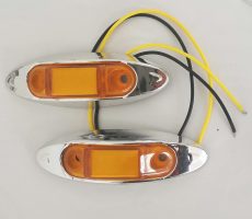 4 LED-es szélesséjelző, helyzetjelző - sárga - 12/24V
