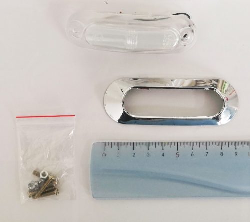 AE-B10359/W szélességjelző, fehér,12-24V