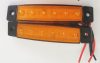 6LED-es szélességjelző - sárga - E-jel -12/24V 113505A-Y