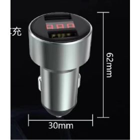   AE-W15815/ 4.8A , 12-24v, inteligens gyors töltő , dupla usb kimenet, desplay kijelző feszültségmérő