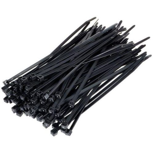 Kábelkötegelő fekete 150mm, 40 db-os,89417