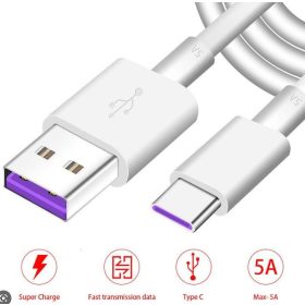 Usb-C kábel, 6A, 120 cm hosszú gyors töltőkábel 18022