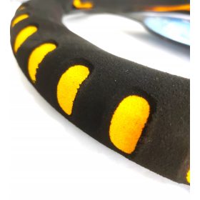 Szivacsos kormányvédő Fekete-Sárga KV-20004Y 