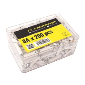 Hengeres biztosítékok 8A, 200 db. CM22902