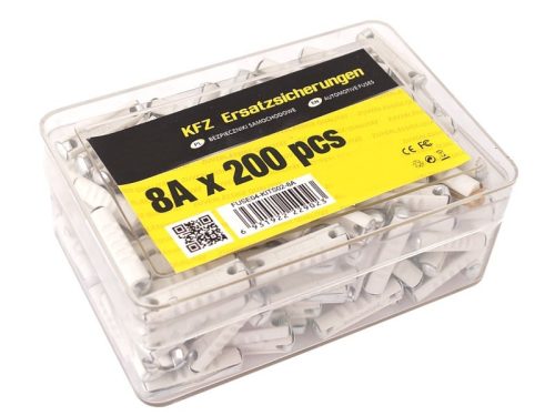 Hengeres biztosítékok 8A, 200 db. CM22902