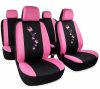 Pillangó Pink-Fekete Univerzális Autó Üléshuzat Szett  UL-AG23001B