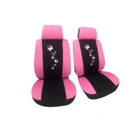   UL-AG23001B/PINK Üléshuzatt szett pillangó mintás, kormányvédővel, övpárnákkal