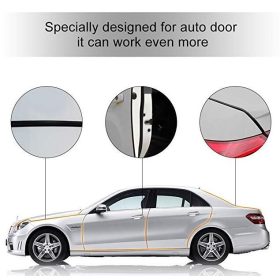 15m hosszú 5mm széles fekete díszcsík KCS-A01BK