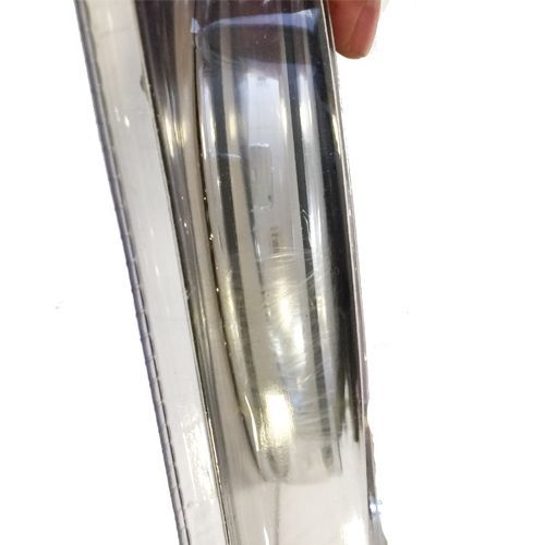  3m hosszú díszcsík Króm/Fekete 23mm KCS-A23-302-101