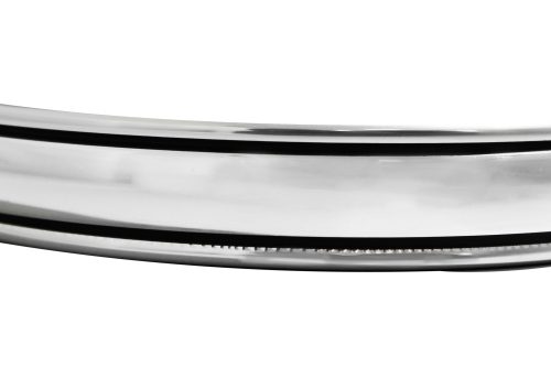  3m hosszú díszcsík Króm/Fekete 23mm KCS-A23-302-101