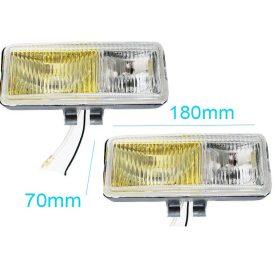   Téglalap ködlámpa szett dupla foncsorral  KL-SW1203 / HY-116B