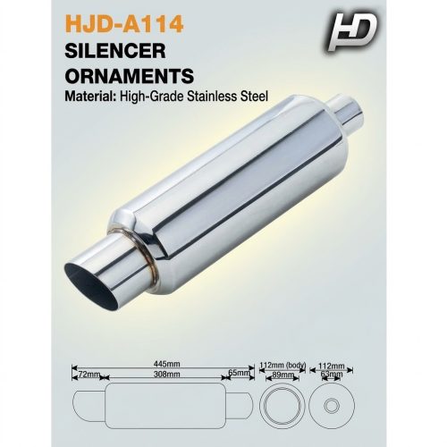 Kipufogódob rozsdamentes acél KP-HJA114