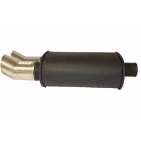 DTM Kipufogódob rozsdamentes acél véggel KP-1515BK