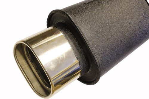 Kipufogódob rozsdamentes acél véggel KP-1523/BK