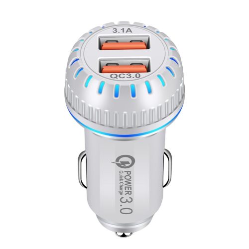 GZ16788 usb töltő, 3.1A, 2 usb,12-24v 