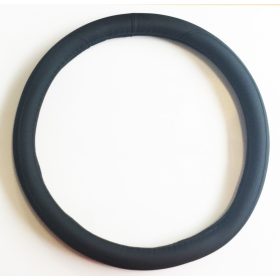 Bőrhatású szellőző kormányvédő fekete KV-HB23518BK