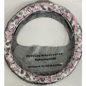 Pink Terepmintás kormányvédő 38 cm átm./KV-TH38154T 