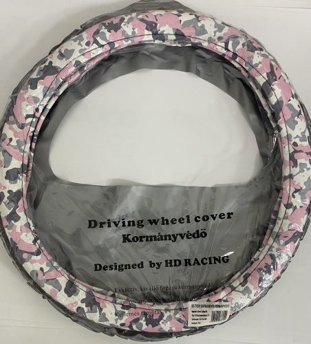 Pink Terepmintás kormányvédő 38 cm átm./KV-TH38154T 