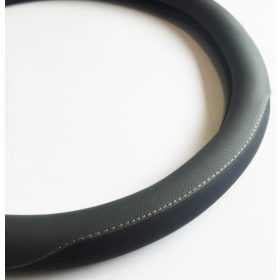   Műbőr szellőző kormányvédő fekete - szürke KV-HB27949 BK/G