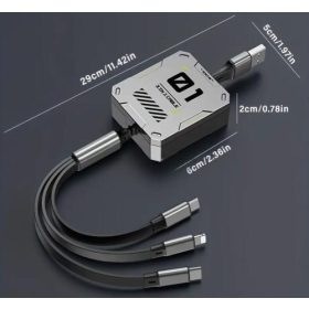 Gyorstöltő kábel visszahúzható , 3:1 ben 