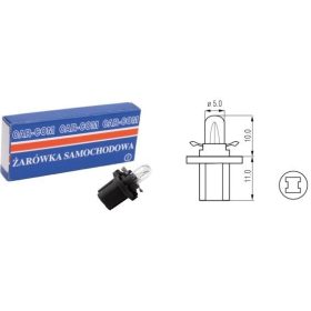 LI-TECH 1,2W 24V B8,5D izzó IZ-CC42501