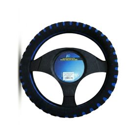 Szivacsos kormányvédő Fekete-Kék KV-20004BL