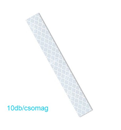 10DB-os Fényvisszaverő csík fehér M-3C-W