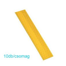 10DB-os Fényvisszaverő csík sárga M-3C-Y