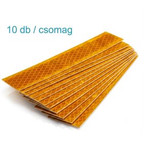10DB-os Fényvisszaverő csík sárga M-3C-Y