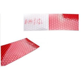 10DB-os Fényvisszaverő csík piros/fehér