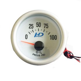 Olajnyomás mérőóra fehér számlappal LED7704 