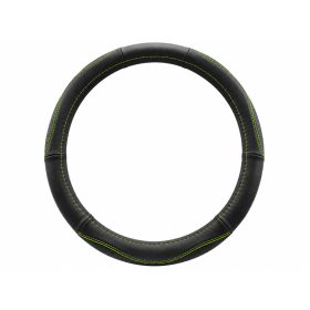 Valódi bőr kormányvédő SPORT KV-5057A - BLACK GREEN