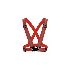 Fényvisszaverő heveder, piros, 58505