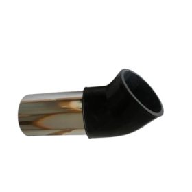 Alu könyök fekete 76mm LG-JL-6021BK