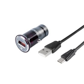   Szivargyújtó elosztó 12 / 24V USB KÁBEL> USB-C CM63001