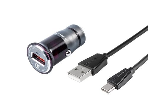 Szivargyújtó elosztó 12 / 24V USB KÁBEL> USB-C CM63001