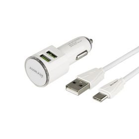   MYWAY Szivargyujtó + KÁBEL USB-C CSATLAKOZÓVAL 12 / 24V CM63005