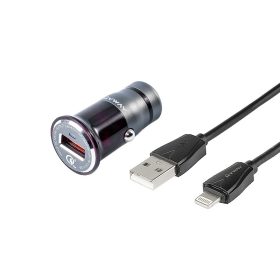   Szivargyújtó elosztó 12 / 24V USB KÁBEL> IPHONE CM63012