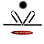 3 colos kör-csatos sport öv JBR-4001-3BK