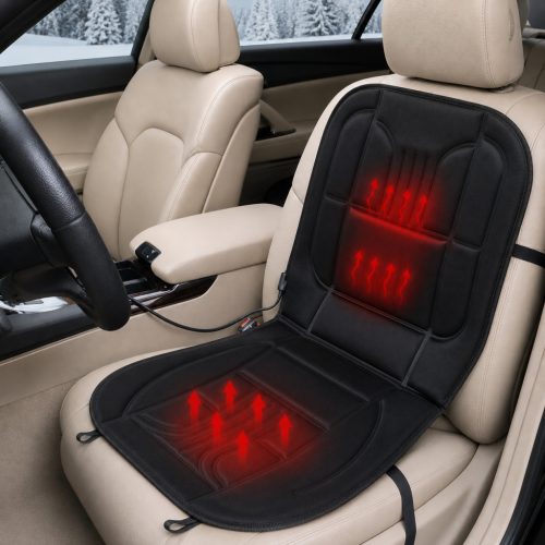 Fűthető ülésvédő 1db-os UL-AG96038BK/12V