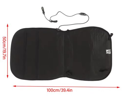 Fűthető ülésvédő 1db-os UL-AG96038BK/12V