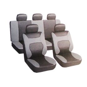   Univerzális 8 részes üléshuzat szett - fekete-szürke UL-AG28458/GR