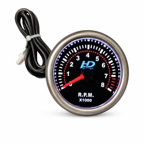 Fekete számlap OR-LED7705BK fordulatszám mérő 